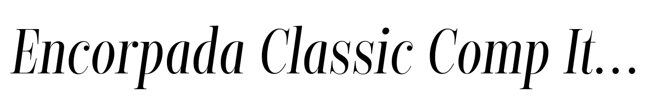 Encorpada Classic Comp Italic
